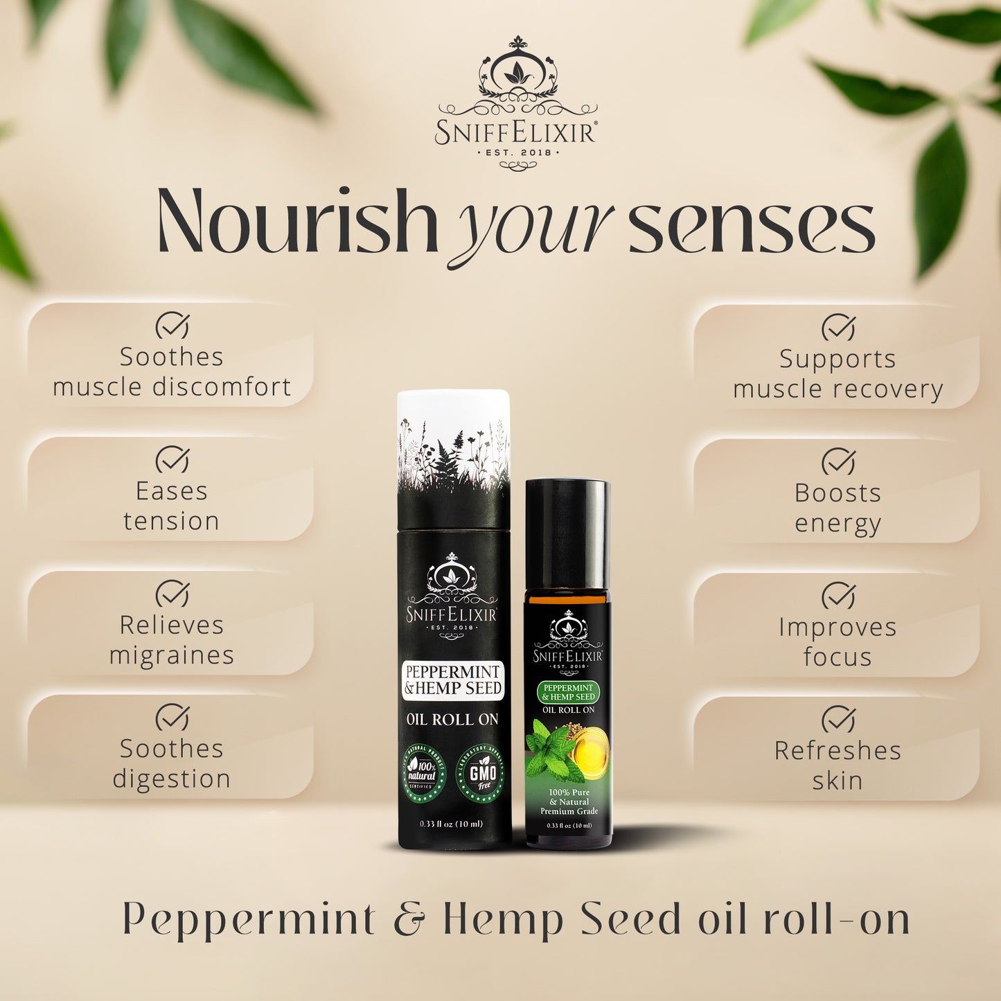 Peppermint & Hemp Oil Roll On