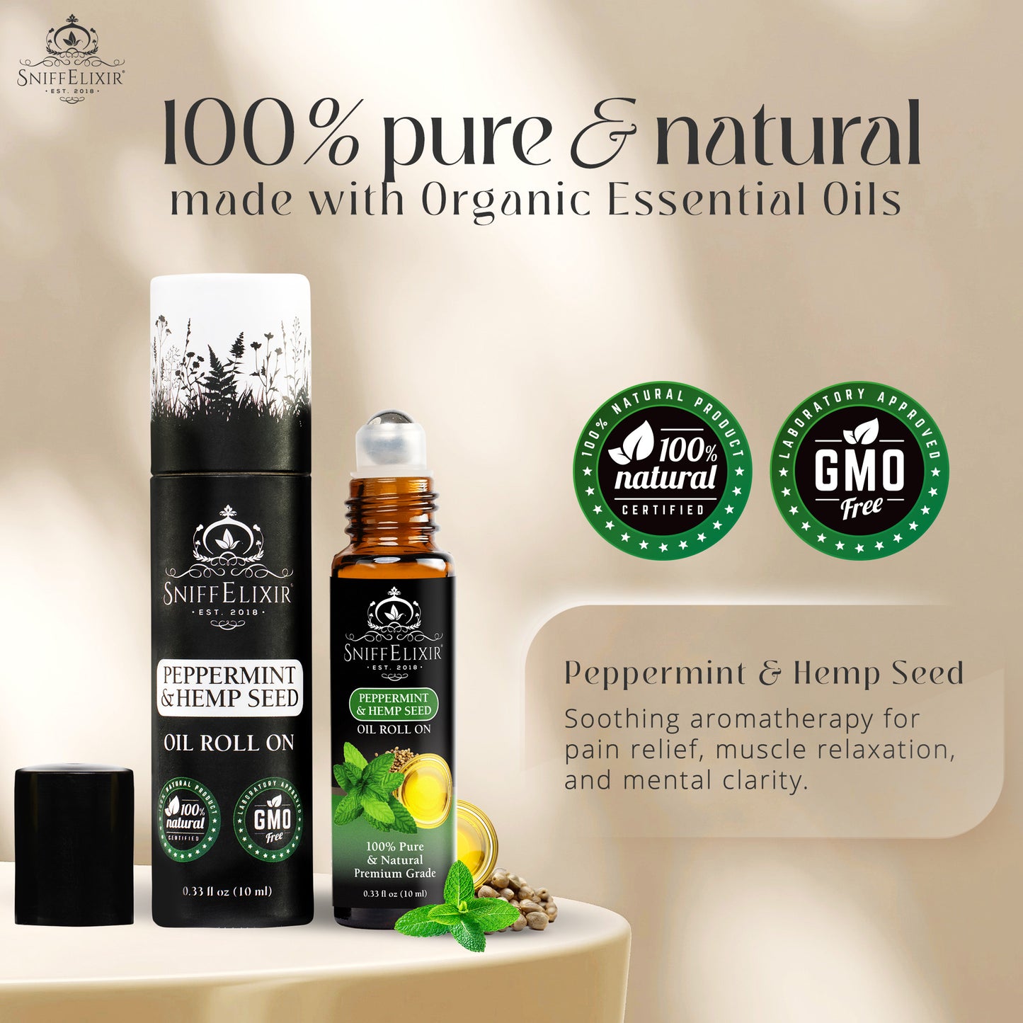 Peppermint & Hemp Oil Roll On