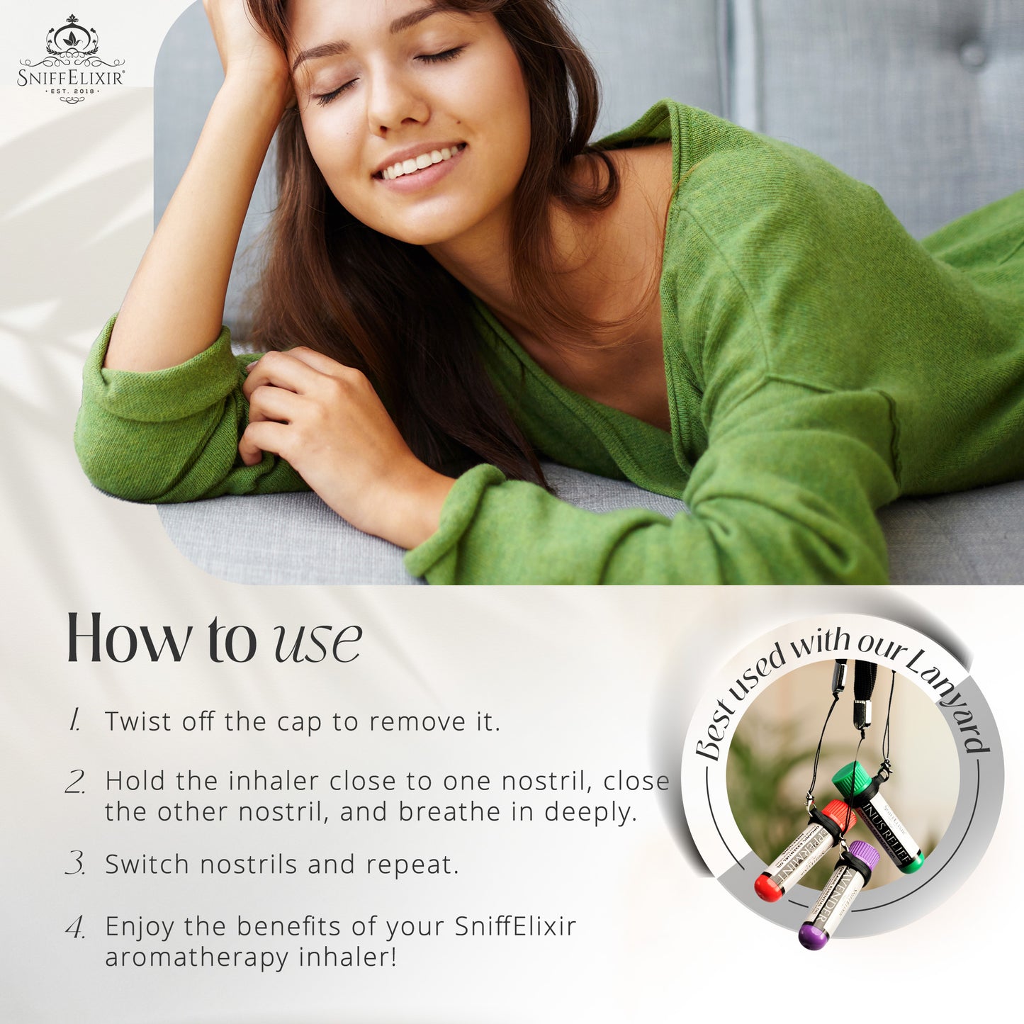 Eucalyptus Aromatherapy Inhaler Nasal Stick